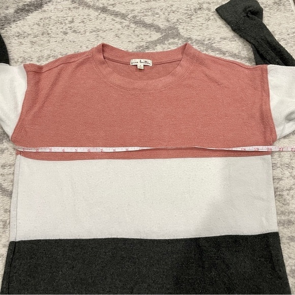 Nine Britton Tri Colored Dalia Brushed Knit Top - Picture 6 of 7